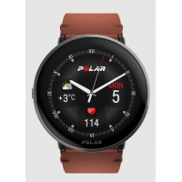 שעון כושר Polar Ignite 3 טיטניום ברונזה עם רצועת עור